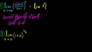 Limite fundamental exponencial - Exercicios exemplos resolvidos [nivel 2]