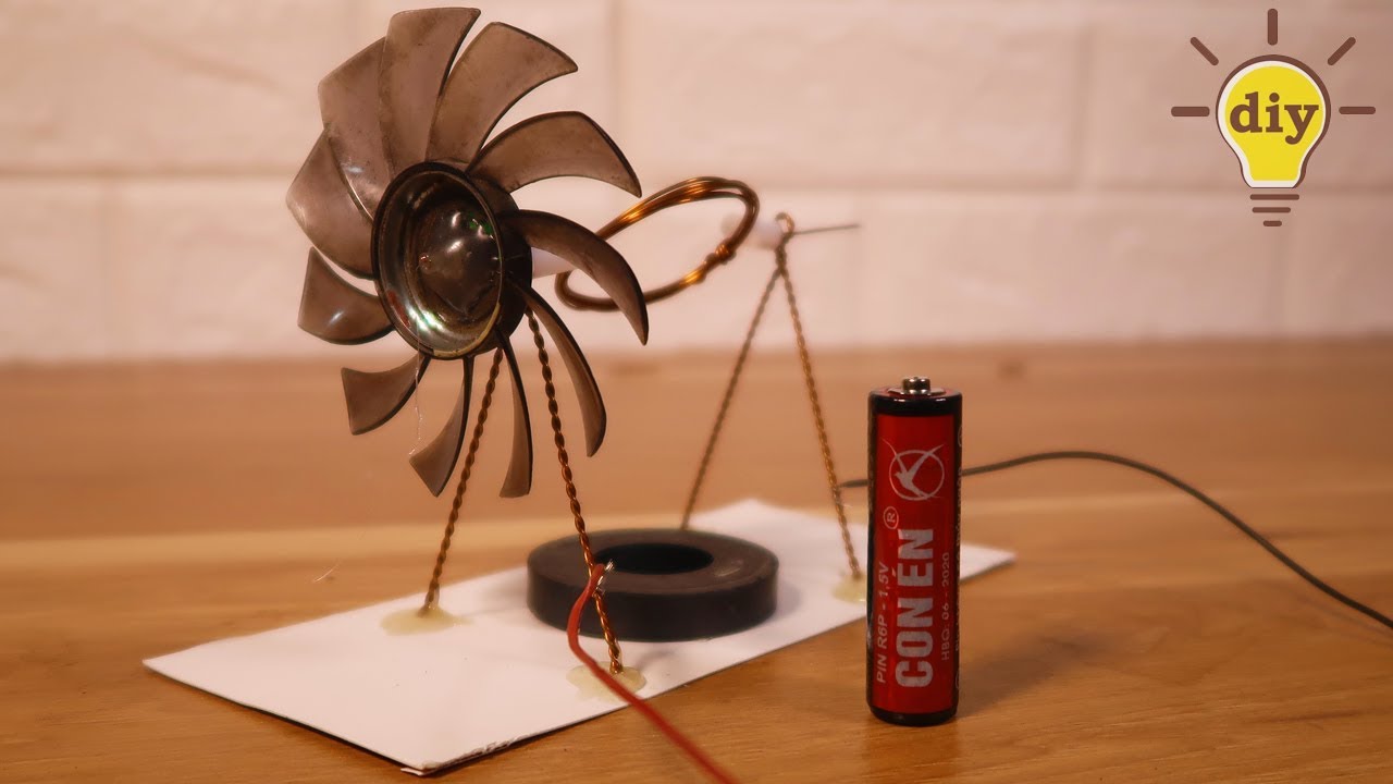 How To Make Dc Motor Simple Experiments Youtube