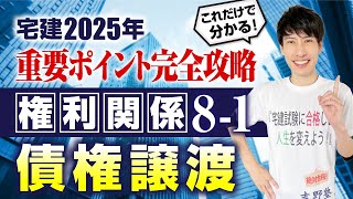 【宅建2025　権利関係８－１ 債権譲渡 そろそろ出題されてもおかしくない！】　これだけで分かる！ 重要ポイント完全攻略！　宅建ワンコイン講座