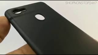 Oppo F5 Black Soft Back Case Cover by SNS