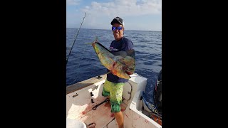 Pesca Currican en la Isla de Lobos, Trolling on Lobos Island