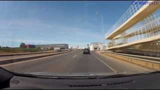 The Drive from Faro Airport to Albufeira Old Town (HD) GoPro Hero2