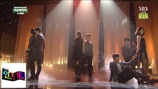 U-KISS men's downstage @ popular Inkigayo 140608