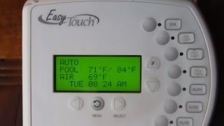 EasyTouch® Pool and Spa Control Programming Schedule, Cleaner, Pump RPM, Salt