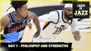 Day 1 Utah Jazz training camp.Will Hardy's approach.  Get to know Collin Sexton. Roster breakdown
