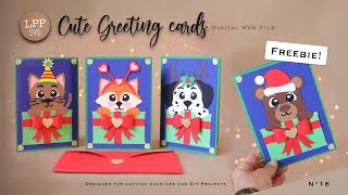 LPPSVG CUTE GREETING CARDS SET - ASSEMBLY TUTORIAL | N16