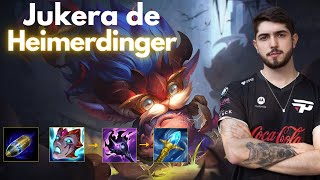 Jukes trazendo seu Heimerdinger! | Jukes jogando de Heimerdinger Top vs Draven! Season 2024