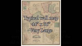 19th Century Wall Maps with Landowners Names
