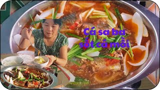 Cá sa ba sốt cá mồi cùng bà 9 vlog