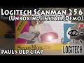 Logitech ScanMan 256 (Unboxing/Installing/Demo) - Paul's Old Crap