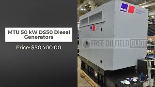 MTU 50 kW DS50 Diesel Generators | USA