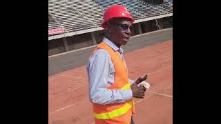 On going reconstruction of Sierra Leone national stadium