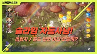 브라운더스트2 - 경험치(슬라임) / 골드(고블린) 파밍 자동사냥 방법