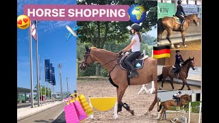 TRYING HORSES IN GERMANY | HORSE SHOPPING | NEW HORSE