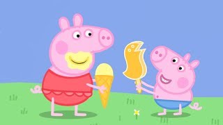 Peppa Pig en Español - Helado con Peppa y George! - Pepa la cerdita