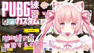 【 PUBG 】 はじめてのPUBG ！ 練習カスタム ！ 【 天使めう / #新人VTuber 】