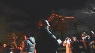 除夜の鐘 つき 2015年おめでとうございます　カウントダウン