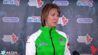 Media Scrum Draw 4 - 2014 Scotties Tournament of Hearts