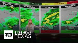 Stormy pattern returns to North Texas with weekend rain, severe threat into midweek