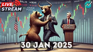 Live Market Trading on 30 Jan 2025 | Nifty Trading Plan  | Banknifty Strategy | game of charts