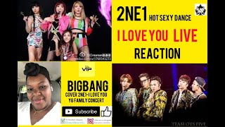 2NE1 I LOVE YOU HOT SEXY DANCE PERFORMANCE + Big Bang cover 2NE1- I LOVE YOU Yg Concert REACTION