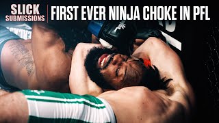 FIRST EVER NINJA CHOKE IN PFL | Slick Submissions