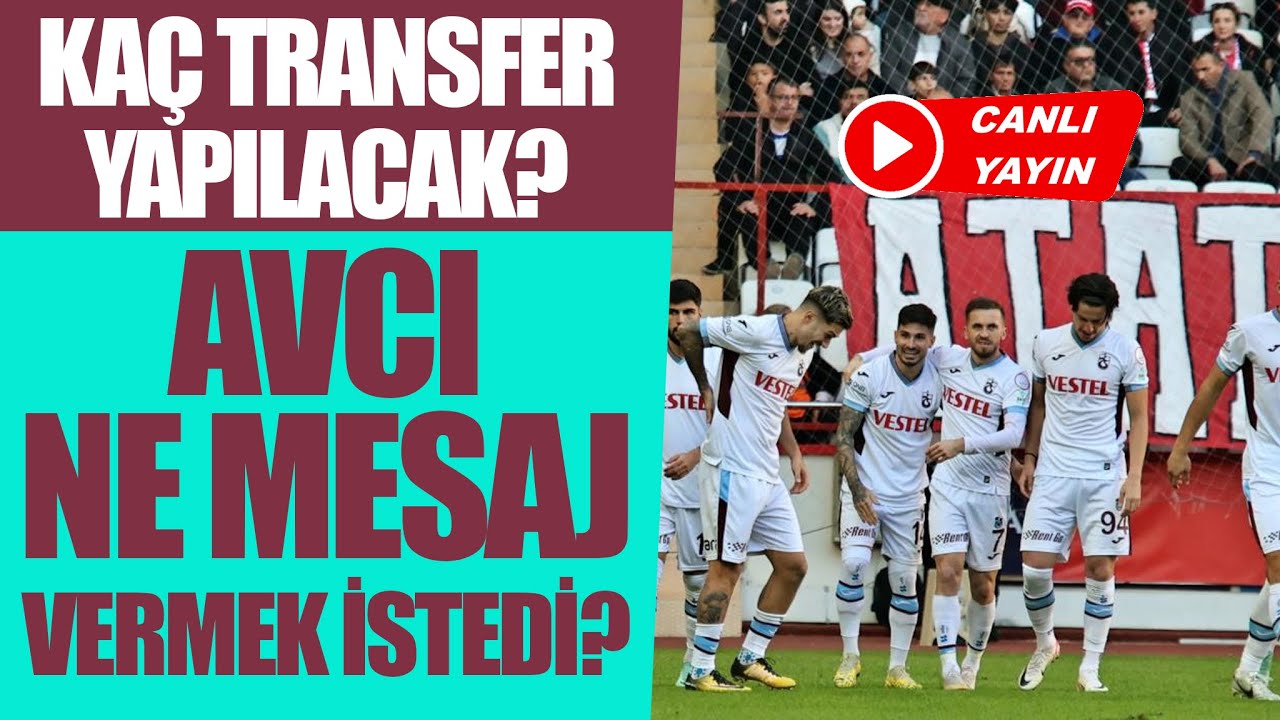 Trabzonspor - Samsunspor Maç Sonu - CANLI YAYIN - YouTube