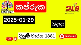 Kapruka 1881 කප්රුක 2025-01-29 බදාදා