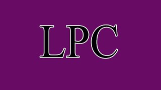 LPC MEANING?||