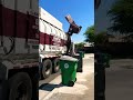 Garbage Truck Driving with Trash Can 😁 #shorts #viral #tiktok