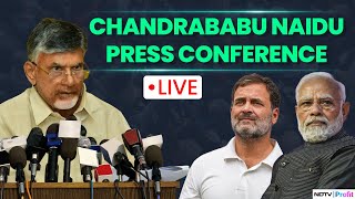Chandrababu Naidu Press Conference LIVE | Which Way Will TDP Go? | Andhra Pradesh Elections LIVE