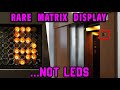 RARE DOT-MATRIX display - but these are NOT LEDs!  +Otis motor room