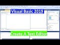 Introduction to Visual Basic Series  - Basic Text Editor Application