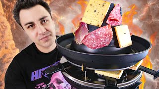 Je teste une MACHINE À RACLETTE VOLCAN XXL à 80 euros !