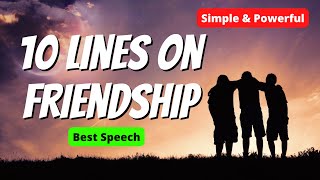 10 Lines Essay On Friendship In English l Essay On Friendship Day l Essay On Friendship l Friendship