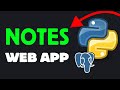 Build a Web App with PostgreSQL, Python and Streamlit | Step by Step