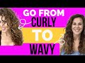 How To Make Your Curly Hair WAVY Naturally At Home - Full Tutorial