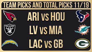 FREE NFL Picks Today 11/19/23 NFL Week 11 Picks and Predictions