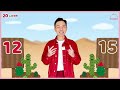 【20以內倒數練習】countdown from 20 in cantonese i 數學 i 沙漠 i尋寶 i 迷宮 i 左右 i幼童數字 for toddlers i 廣東話教室 i 字幕