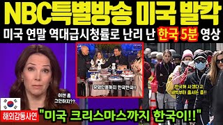 [해외감동사연]“미국 NBC특별방송 역대급 시청률\