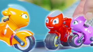 Mystery Bike Race 🏁 Ricky Zoom Toy Episode ⭐ Ultimate Rescue Motorbikes for Kids