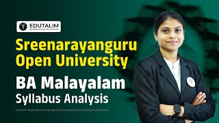 Sreenarayanaguru Open University BA Malayalam Syllabus Analysis.