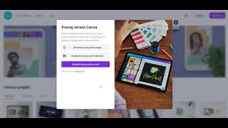 canva - rejestracja i logowanie