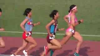 2014大阪ＩＨ　女子１５００ｍ決勝　大阪桐蔭　小枝未森