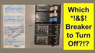 Identify the breaker for outlets or lights quickly and easily; safely work on wires in your home