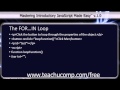 JavaScript Training Tutorial The FOR…IN Loop