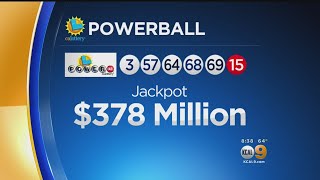 Powerball Winning Numbers Announced For $378 Million Jackpot