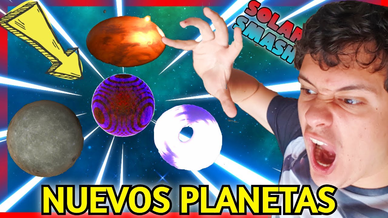 Descubre Los 5 Planetas Secretos Que 😱 NO CONOCÍAS De Solar Smash ️ MOD ...