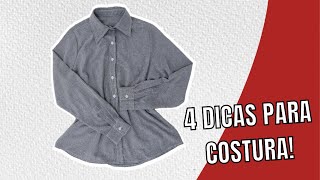 4 DICAS PARA COSTURAS. DIY Dicas para costureiras iniciantes