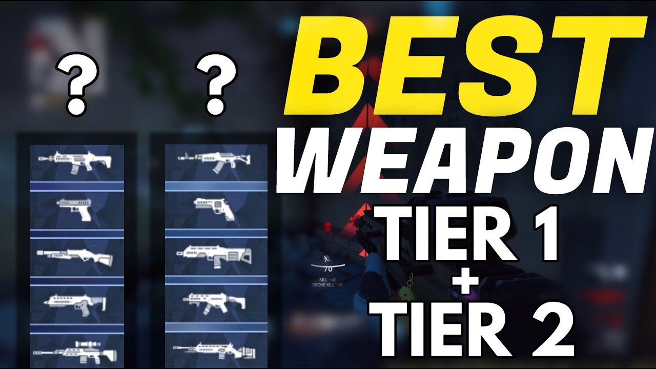 BEST Tier 1 & 2 Guns - Amazing Shatterline Beginner Weapons To Melt The ...